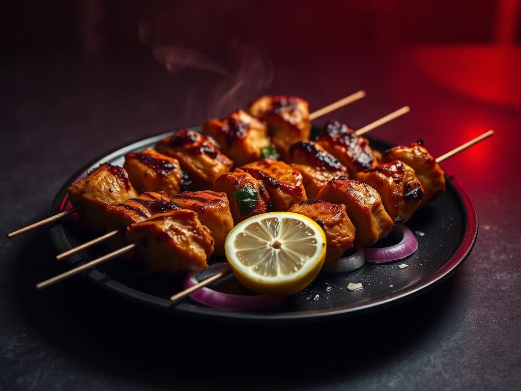 Chicken tikka platter